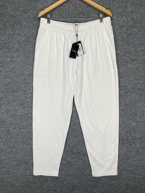 Emporio Armani Pants Men’s L White Casual Designer Pull On Trouser NWT $325.00